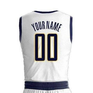 Tenues de basketball personnalisées, tailles plus grandes, impression par transfert thermique, logo personnalisé, 100% polyester respirant - Product Image 6