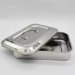 High Quality Professional Stainless Steel Manual Sterilizer <b>Boxes</b> for Hospital Surgical Instruments with Custom Logo - Product Image 2
