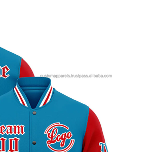 Traditional 100% Wool Letterman <b>Jacket</b> for <b>Men</b> Wholesale Classic Custom Embroidery Varsity <b>Jacket</b> with Stand Collar - Product Image 4