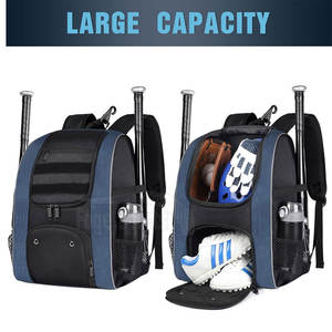 กระเป๋าเบสบอลสำหรับทุกเพศกระเป๋ากีฬาเบสบอลสะพายไหล่กระเป๋าฟิตเนส - Product Image 2