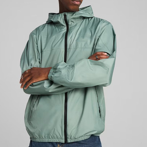 Custom Logo <b>Men's</b> <b>Casual</b> Long Sleeve Zip Windbreaker <b>Jacket</b> for Spring <b>Summer</b> Stand Breathable Plus Size Outdoor Fishing Pockets - Product Image 1