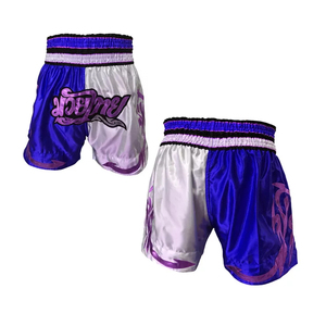 Sublimación personalizada Muay Thai Shorts Impresión Mma Fabricante Artes marciales Desgaste Secado rápido Unisex Muay Thai Shorts - Product Image 6