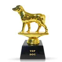 Trophée GOAT doré Tête de chèvre en métal Award Base noire Plus grand champion de tous les temps Gagnant Cadeau pour réussite sportive Aluminium