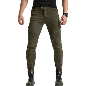 Pantalon en jean pour moto de qualité supérieure pour homme, % coton, confortable, respirant, protection d'armure, vêtements de course moto - Product Image 1