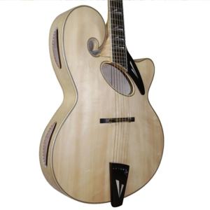 NOUVELLE Guitare Jazz Archtop de Style Mandoline en Bois Massif Entièrement Fabriquée à la Main de 18 Pouces Prête à être Expédiée - Product Image 1