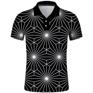 Venta al por mayor a estrenar de los hombres casuales para Polos de secado rápido transpirable de alta calidad de tela de talla grande de manga corta de la demanda superior OEM - Product Image 2