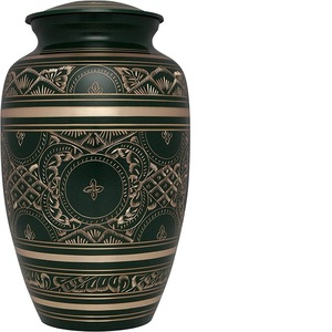 Urna de Metal de cremación conmemorativa para cenizas, urna funeraria para cenizas de hombres y mujeres adultos - Product Image 1