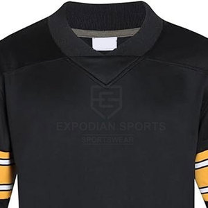 Ropa Deportiva de Equipo, Jersey de Fútbol Americano, Transpirable, de Secado Rápido, Manga Corta, Personalizable, Hecho en Pakistán - Product Image 3