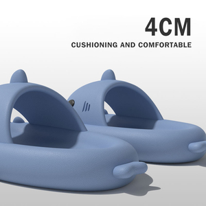 Titok #Best Seller 2inch Soft Sole AntiBiosis EVA Women House Hello Cloud <strong>Shark</strong> <strong>Slides</strong> - Product Image 2