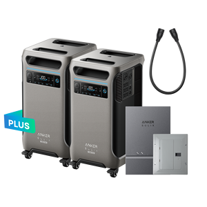 ชุดอุปกรณ์พลังงานบ้านอัจฉริยะ SOLIX F3800 Plus ลดราคาพิเศษจากโรงงาน แผงโซลาร์เซลล์ 2 แผง แบตเตอรี่ 2048Wh ตัวควบคุม MPPT คลื่นไซน์บริสุทธิ์ - Product Image 1