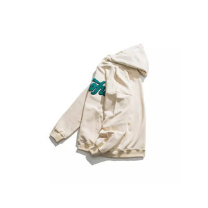 Conception de tissu personnalisé sweats à capuche épais tendance française 100% coton motif surdimensionné Logo pull à capuche résistant au froid - Product Image 3