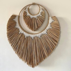 ของตกแต่งผนังจากฟางธรรมชาติราคาดีที่สุด งานแขวนผนังจากหญ้าทะเล งานศิลปะติดผนังจากหญ้าทะเล - Product Image 1