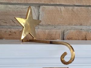 Elegante Soporte para Calcetines con Forma de Estrella Dorada para Decoración Navideña, Ambiente Festivo y Accesorios para Fiestas, Pedido Mínimo 100 Piezas - Product Image 3