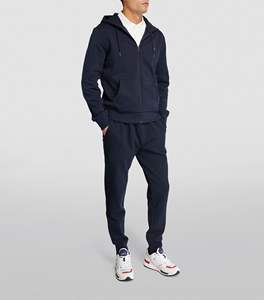 Salva Impex Own Branded <b>Navy</b> Blue Winter Plus Size Eco-Friendly Two-Side Pocket Regular Fit <b>Fleece</b> Jogger <b>Men's</b> Private Label - Product Image 2