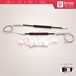 BWR5199 + BWR5200 Juego de reparación de regulador de ventana delantero izquierdo o derecho para Alfa Romeo 147 937 2000-2010 3/5 Puerta 46751871 46751870 - Product Image 5