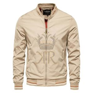 Vestes universitaires pour hommes de haute qualité, coupe ajustée, hiver, multi-poches, col mandarin, polyester, moto, élégantes, style urbain - Product Image 2