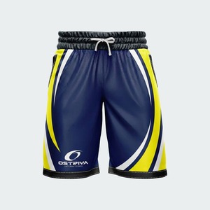 Men's Basketball Shorts Custom Quick Dry High Quality Heavy Mesh Basketball Shorts 100%Polyester Wholesale Rate - Product Image 4