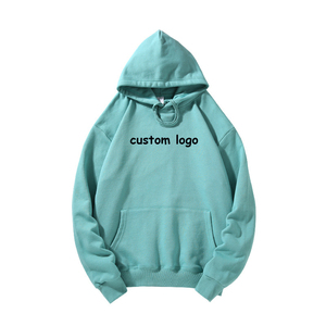 เสื้อฮู้ดดี้ขนแกะ 380gsm ดีไซน์ใหม่สำหรับฤดูหนาว แห้งเร็ว ระบายอากาศได้ดี แขนยาวสำหรับผู้ชาย มีกระเป๋า พิมพ์ลายดิจิทัล รับผลิตตามแบบ OEM - Product Image 4