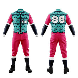 Venta al por mayor sublimación y bordado uniforme de béisbol 2025 nuevo diseño personalizado equipo logotipo uniforme de béisbol - Product Image 4
