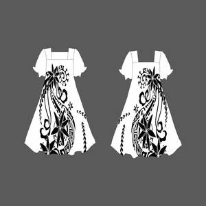 Micronesia Polynesian <b>Tribal</b> Print Mumu <b>Dress</b> Ladies <b>Dress</b> Casual Comfortable Short Sleeve <b>Dress</b> - Product Image 1