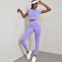 Vêtements de sport pour femmes grande taille Gym Fitness Active Wear Leggings à taille haute 4 pièces Ensemble de yoga sans couture