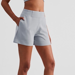 Moda mujer Yoga gimnasio entrenamiento pantalones cortos logotipo personalizado pantalones cortos sin costuras para mujeres correr Biker Crunch Butt Shorts - Product Image 2