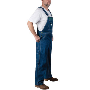 กระเป๋าเครื่องมือหลายชิ้นอุตสาหกรรมสารหน่วงไฟกางเกงเอี๊ยมทนไฟโรงงานอุปทานทํางานกางเกงยีนส์ CE บริการ OEM Unisex PK - Product Image 2