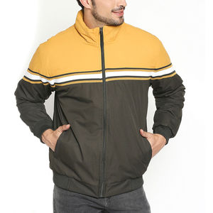 แจ็กเก็ตบอมเบอร์แนวสตรีทสำหรับผู้ชายแจ็กเก็ตบอมเบอร์แนวสตรีทสำหรับฤดูหนาวผลิตจากโพลีเอสเตอร์งานตามสั่ง - Product Image 2