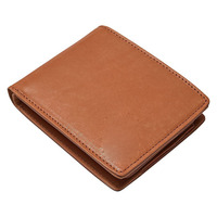 Cartera Larga de Cuero Genuino para Hombre con Bloqueo RFID, Cierre de Cremallera, Logotipo Grabado, Forro de Poliéster, Elegante, Duradera e Impermeable