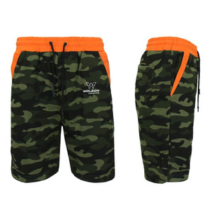Short de survêtement unisexe pour hommes Short de sport de course en coton respirant Taille élastique Logo personnalisé Imprimer nouveau style solide Vente en gros - Product Image 1