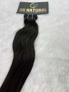 Extensions de cheveux humains vierges Remy naturels pour filles et femmes, cheveux naturels non traités, texture de cheveux raides - Product Image 6