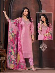 Nouveau 2024 dernier concepteur lourd pur or tissu Kurti pantalon & Dupatta lourd broderie séquence travail vente entière fournisseur à vendre - Product Image 4