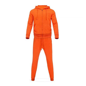 Conjunto Deportivo de 2 Piezas para Hombre, con Capucha, Informal, Sólido, 100% Algodón, Secado Rápido, Transpirable, para Entrenamiento Deportivo, Precio Bajo, Venta al Por Mayor - Product Image 5