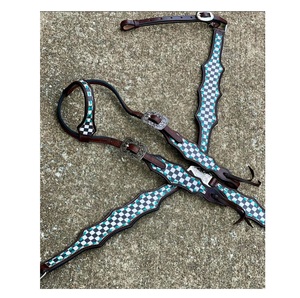Juego de Arreos de Cuero Occidental de Calidad de Exportación, Marca HOOF N TACK INTERNATIONAL, Hecho a Mano, Cuero Premium, Color/Tamaño/Diseño Personalizables - Product Image 5