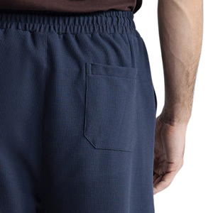 <b>Mens</b> Waffle Knit <b>Lounge</b> <b>Pants</b> Mid Straight Drawstring Wide Leg Casual Trousers Soft Breathable Relaxed Fit Everyday Bottom Wear - Product Image 6