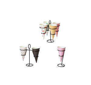 Présentoir de conception de présentoir rotatif de cône de crème glacée transparent en métal pour la taille Offre Spéciale le produit personnalisés - Product Image 5