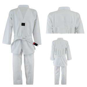 Algodón de alta calidad logotipo personalizado Taekwondo uniforme mejor precio al por mayor ropa deportiva para Artes Marciales desgaste - Product Image 3