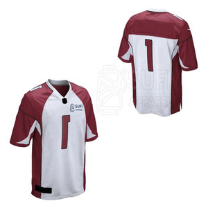 Maillot de football américain 100 % polyester, personnalisable, léger, tissu respirant pour mouvements rapides et intensifs - Product Image 4