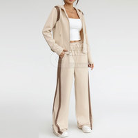 Ensemble deux pièces surdimensionné pour femmes, tenue décontractée de rue, avec haut ample et pantalon, ensemble deux pièces surdimensionné tendance