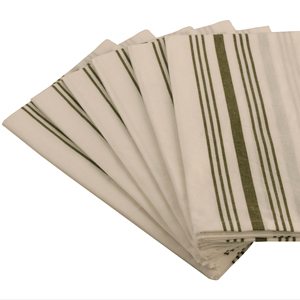 Serviette de bistro 100% coton à séchage rapide serviettes de cuisine tissées vert olive durables pour un usage domestique - Product Image 1