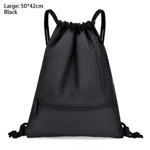 Sac à dos unisexe Erni Sports léger en nylon avec cadre interne, poche à cordon étanche, fermeture éclair simple, idéal pour le fitness et le basketball - Product Image 4