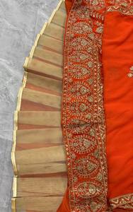 Lehenga Choli de Georgette Sintética de 4 Metros de Calidad Excepcional, Ropa Moderna para Mujer India/Pakistaní, Secado Rápido, para Todas las Temporadas - Product Image 2
