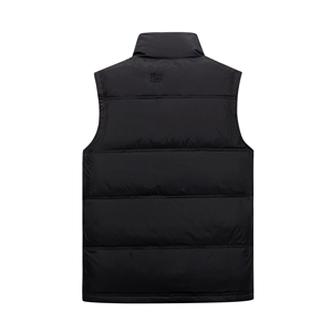 Chaleco de invierno personalizado para hombre, chaleco cálido para uso exterior, chaleco acolchado con cuello levantado y cremallera, chaleco cálido acolchado - Product Image 6