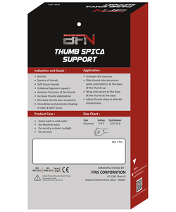 Attelle orthopédique réglable et rigide pour le pouce BFN-Build for Nurture FS-01, stabilisateur, fournitures de rééducation thérapeutique - Product Image 3