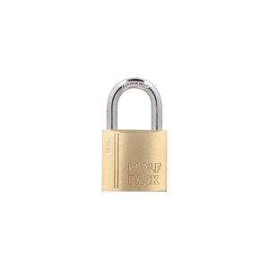 Lucchetto in ottone con arco normale da 20 mm. Serie Target - Product Image 1