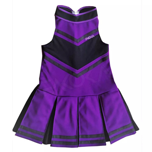 Uniformes de cheerleading personnalisés OEM en sublimation 100% polyester, taille adulte XXXS, shorts, haut, robe, ensembles pour l'école - Product Image 5