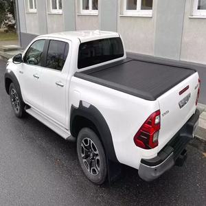 Couverture de benne rigide ; Noir / Couverture de benne rétractable pour pick-up, compatible avec Toyota Hilux Revo 2015-2025 - Product Image 4