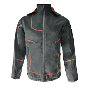 Veste Softshell Homme OEM Élégante avec Coutures Contrastées, Design Unique des Coutures, Coupe-Vent, Résistante à l'Eau, Vêtements Urbains, Vestes Softshell - Product Image 3