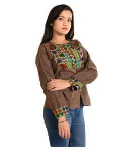 Automne/hiver nouveau manteau en coton matelassé pour femmes avec patchs brodés confortable décontracté à manches longues lâche chaud veste courte - Product Image 1