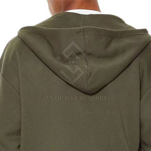 Sweat-shirts à capuche en molleton de coton et polyester de haute qualité, écologiques, respirants, décontractés, unis, pour hommes, personnalisables, faible MOQ - Product Image 5